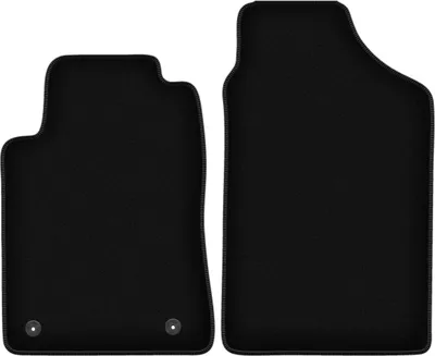 Image de Wielganizator Tapis avant de sol velours sur-mesure pour Peugeot 605 (1989-1999, berline) noir, jeu 2 pièces, fixations
