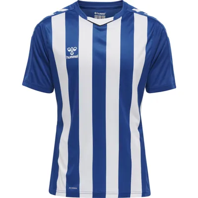 Produktbild von Hummel Core Xk Striped Kurzarm-t-shirt Blau L Mann Blau L