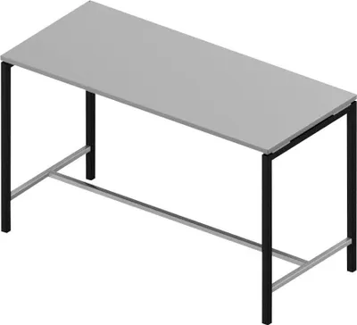 Produktbild von Quadrifoglio Konferenztisch Creo grau rechteckig, 4-Fuß-Gestell grau, 180,0 x 80,0 x 107,0 cm