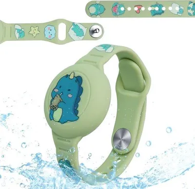 Produktbild von GPS-Armband für Kinder und Babys, aus Silikon, verstellbar, mit Schutz für AirTag, Anti-Verlust-Funktion, sicher und langlebig