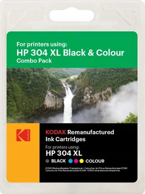 Obrázok produktu pre 185H030417 KODAK HP DJ2620 (2) K COL HP304XL/N9K08AE/N9K07AE 15/18 ml (185H030417)