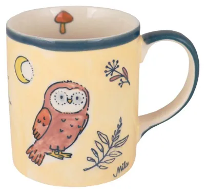 Produktbild von Mila Keramik-Becher Herbst-Eule | ca. 250 ml