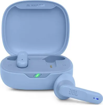 Produktbild von JBL Wave Flex 2, Kabellose Bluetooth-In-Ear-Kopfhrer, blau