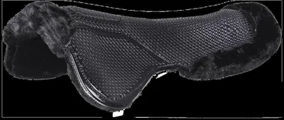 Produktbild von Waldhausen Gel-Pad mit Synthetik-Fell, Farbe:schwarz