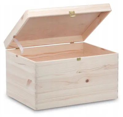 Produktbild von Pinus Holzbox mit Deckel 40x30 Geschenkaufbewahrung