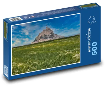 Produktbild von Puzzle 500 Mont Saint Michel in Frankreich - martinpuzzle