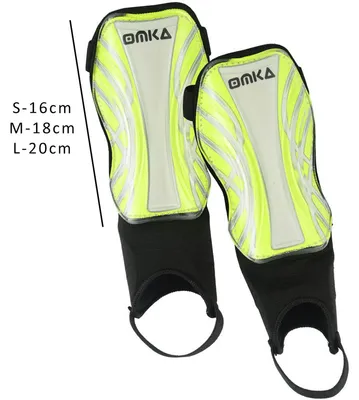 Produktbild von Schienbeinschoner Schienbeinschützer Shin Guard Fußball Knöchelschutz Kinder Erwachsene, Größe:M, Farbe:Gelb