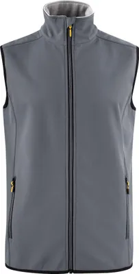 Produktbild von Trial Softshell Weste aus 94% Polyester, 280 g/m², mit Reißverschluss- und Netztaschen