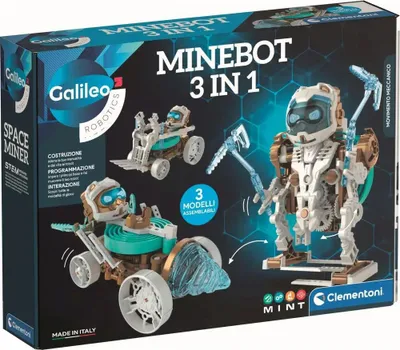 Zdjęcie produktu dla Clementoni Galileo MinerBot 3 w 1 59375