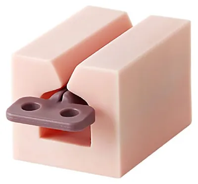 Produktbild von Zamo® Zahnpasta-, Gel- oder Cremetubenquetscher mit Schlüssel, PP-Kunststoff, Universalpassform, rosa