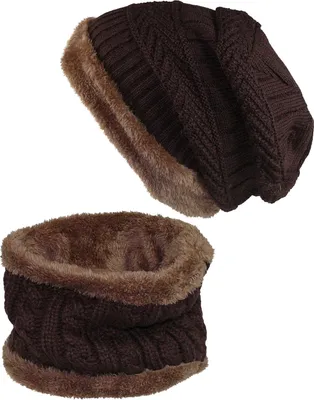 Produktbild von Set aus Beanie Mütze und Loop Schal