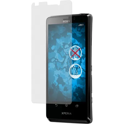 Produktbild von 2er-Pack PhoneNatic Displayschutzfolien matt  kompatibel mit Sony Xperia T