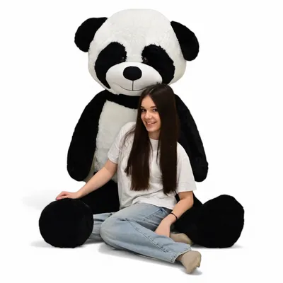 Produktbild von XXL Panda 220 cm groß Stofftier Plüschtier Kuscheltier Teddybär