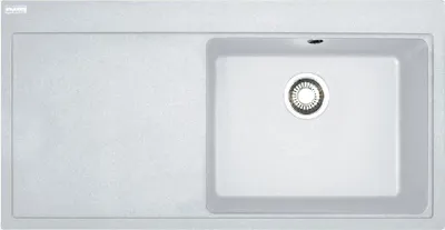 Produktbild von Franke Mythos MTG 611/7, Aufsatzwanne, Rechteckig, Granit, Weiß, 1 Becken, Rechteckig