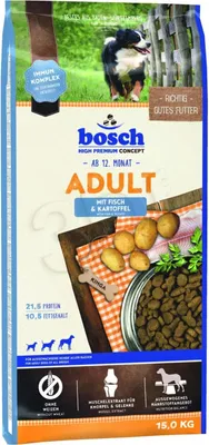 Obrázek produktu pro Bosch Adult Fisch & Kartoffel - 15 Kg
