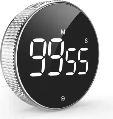 Produktbild von Magnetischer Küchentimer mit 99 Min. 55 Sek. Zeitbereich und 1-6 Std. Feststellzeit