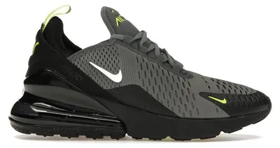 Image de Nike Air Max 270, coloris gris anthracite, noir et volt (taille enfant/adolescente) - Pointure EU 39