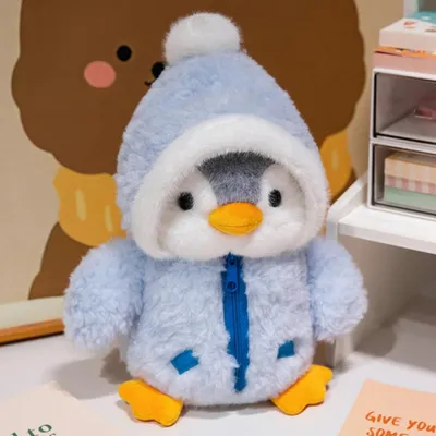 Produktbild von Kuscheltier Pinguin Plüschtier 25 cm Blau
