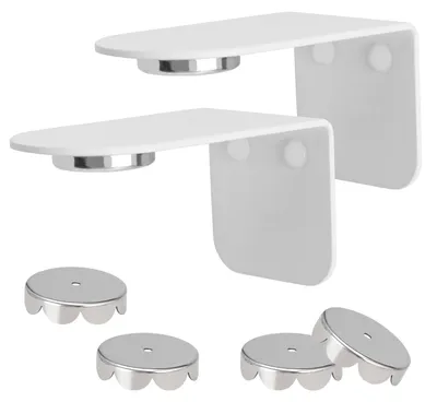 Image de bremermann Porte-savon magnétique PUREZZA - savon suspendu librement par aimant - coller ou percer, blanc de sécurité, lot de 2