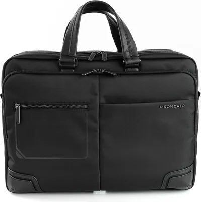 Produktbild von RONCATO Wall Street Cartella Two Wais 15,6' & Porta Doc Business Bag Black