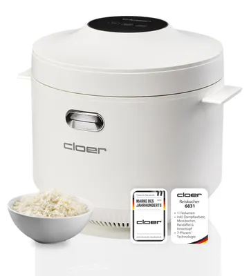 Reiskocher 1 l, 7-Phasen-Technologie, Warmhaltefunktion, 350 W