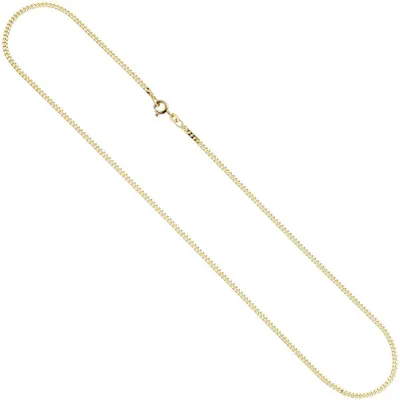 Produktbild von 2,1mm Panzerkette Kette Halskette Collier Halsschmuck 585 Gelbgold 45cm
