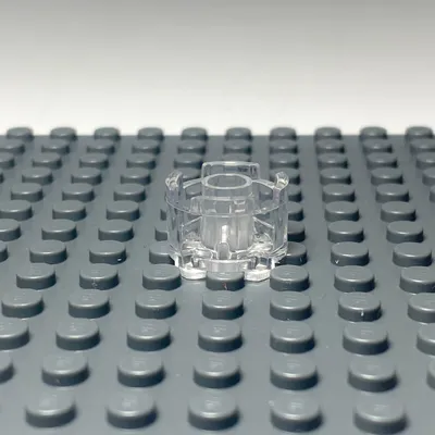 Obrázek produktu pro LEGO® 2x2 kulaté kostky s otvorem Vysoké kostky Průhledné - 3941 NEW! Množství 500x