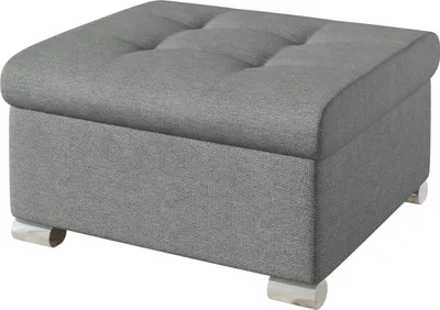 Produktbild von MIRJAN24 Polsterhocker Niko Klein, Stilvoll Sitzhocker vom Hersteller, Moderne Hocker (Farbe: Rico 12)