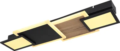 Produktbild von Globo Lighting Deckenleuchte Metall schwarz matt, LED