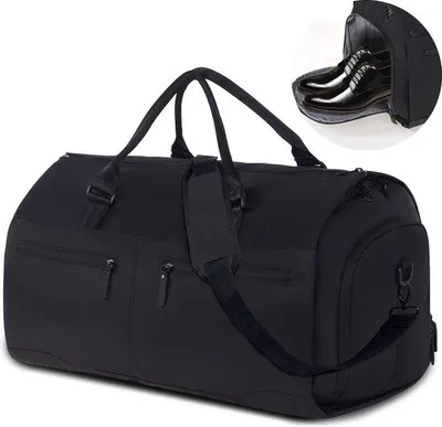 Produktbild von Famanu Kleidersack für Reisen - 45 Liter, Schwarz