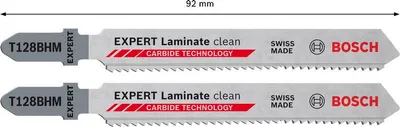Produktbild von EXPERT Laminate Clean T128BHM Stichsägeblatt, 2-tlg.
