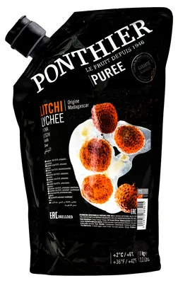 Produktbild von Ponthier LITSCHI PÜREE Lychee-Frucht-Püree 1KG