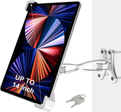 Obrázok produktu pre Otočná nástenná montáž pre tablet s ochranou proti krádeži