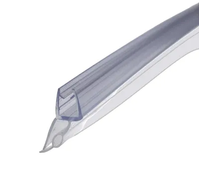 Produktbild von Dichtung Duschkabine Wasserabweiser Schwallschutz Dichtung für 6mm Glas Duschdichtung Glastüre PVC Duschprofil Ersatzdichtung Lange 100cm WZ6
