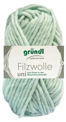 Produktbild von Gründl Filzwolle uni,Waschfilzen,100%Schurwolle,50g/50m,NS 8-9 63