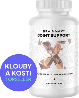 Obrázok produktu pre BrainMax Joint Support, podpora kĺbov a kostí, 180 rastlinných kapsúl