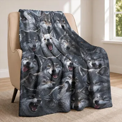 Obrázok produktu pre Fleecová deka s motívom zvierat, rozmer 150x200 cm