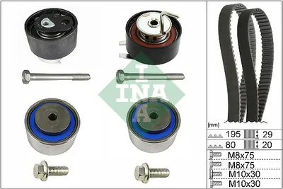 Produktbild von INA Zahnriemensatz 530 0731 10