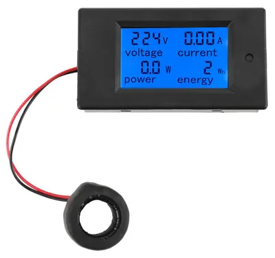 Produktbild von PEACEFAIR PZEM-061 LCD-Spannungs-, Strom- und Leistungsmessgerät, Voltmeter, Amperemeter, 100 A, AC 80šC260 V + Stromwandler