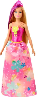 Produktbild von Barbie Dreamtopia Prinzessin Puppe (blond- und lilafarbenes Haar), Anziehpuppe
