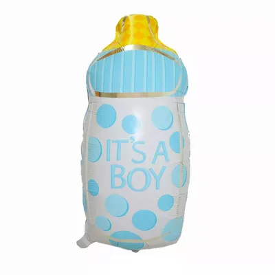 Immagine prodotto di Folienballon Baby Boy, Flasche - è un maschio, ca. 40 x 78 cm
