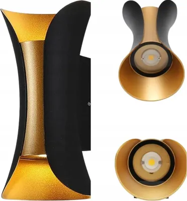 Immagine prodotto di Lampada da parete a LED, colore neutro, impermeabile per interni ed esterni