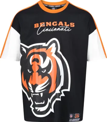 Produktbild von Recovered T-Shirt NFL Bengals Cincinnati Cut and Sew Oversized für alle Fans der Cincinnati Bengals Black XL
