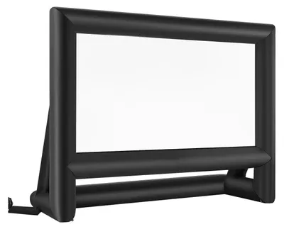 Zdjęcie produktu dla Nadmuchiwany ekran filmowy 20 ft 16:9 600D do projekcji filmów z przenośną torbą