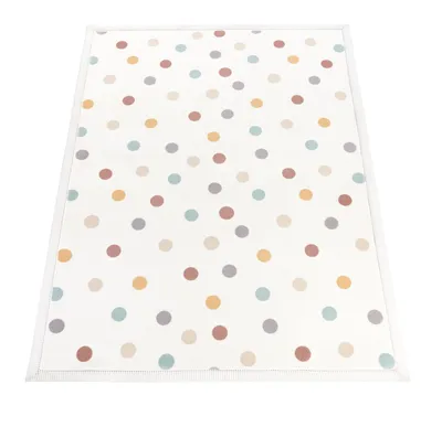 Produktbild von Teppich Kinderzimmer Spielmatte Waschbar Rutschfest Regenbogen Planet Tiere Soft Grösse 200x280 cm