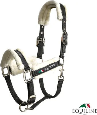 Produktbild von Equiline TOM HALFTER MIT LAMMFELL blau FS 2019, Eq19_FS_Gr.:COB