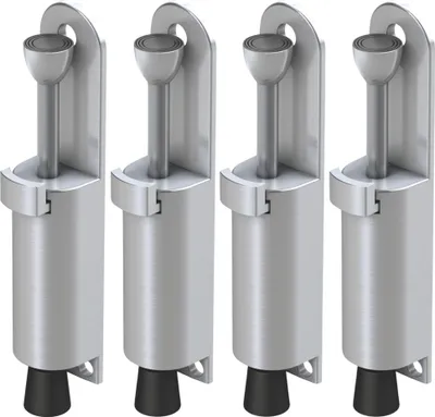 Produktbild von BASI - Türfeststeller - SET - 4x TFS 25 - Edelstahl-Optik - 4x7704-0025