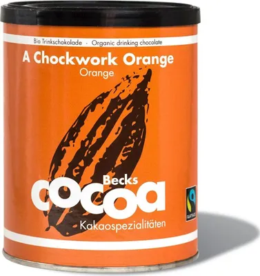 Produktbild von FAIR-TRADE-TRINKKAKAO MIT ORANGEN- UND INGWERAROMA, GLUTENFREI, , 250 g – BECKS COCOA