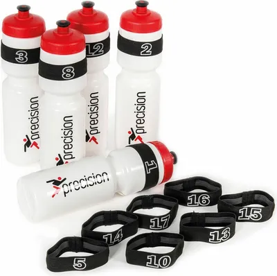 Produktbild von Precision Elastische Flaschennummern, 17 Stück RD226 (Einheitsgröße) (Schwarz/Weiß)