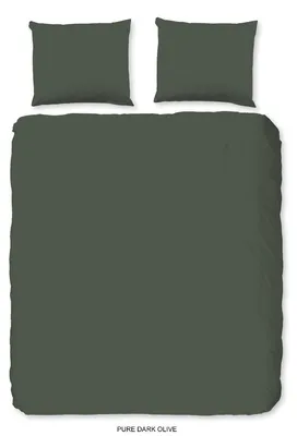 Immagine prodotto di Biancheria da letto "Uni" - Verde - (200x220 cm) - 100% poliestere